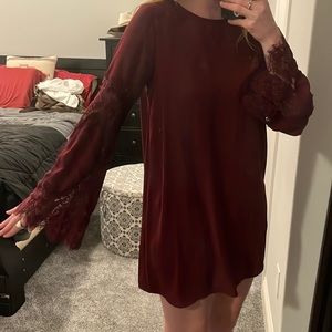 Maroon cocktail Dress